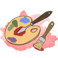 Create Work In Progress Sticker by Art Lounge