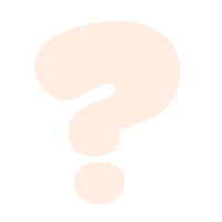 Question Beige Sticker by Atelier Bombus