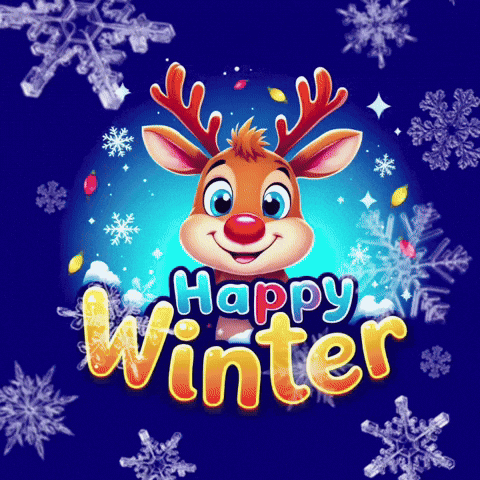 goodvibewishes giphycreatortest snowflakes winter wonderland wintertime GIF