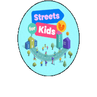 Streetsforkids Sticker by Clean Cities Campaign