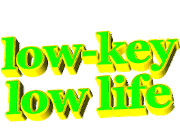low-key low life wow Sticker by AnimatedText