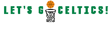 Boston Celtics Basketball Sticker