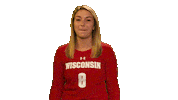Celebrate Wisconsin Volleyball Sticker by Wisconsin Badgers