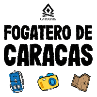 camplafogata camping venezuela camp summer camp Sticker