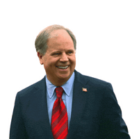 DougJonesHQ sticker alabama jones senate Sticker