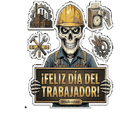 Halloween Empleado Sticker