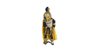 Blue And Gold College Sticker by UNCG