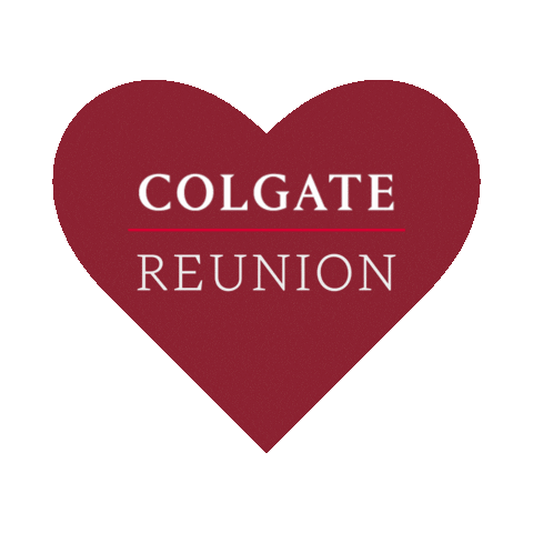 Heart Love Sticker by Colgate University