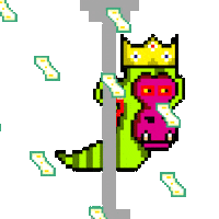 BQuantum money nft ape stripper Sticker