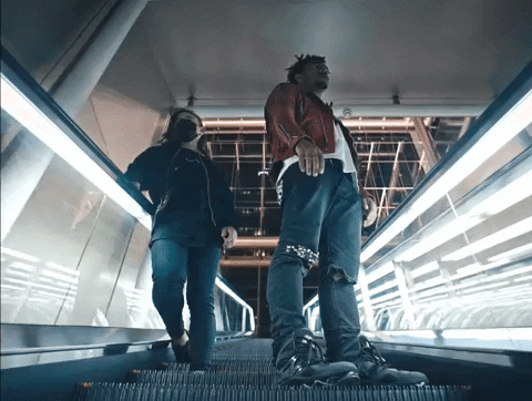 music video escalator GIF by Vic Mensa