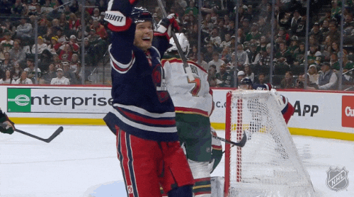 Happy Lets Go GIF by NHL