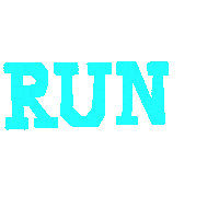 Fitness Running Sticker
