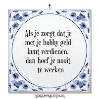 Wijsheid Geluk Sticker by Tegelspreuken.nl