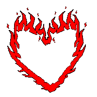 Burning Heart Love Sticker by Burning Fuel Band