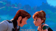 awkward disney princess GIF