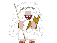 Father Sky Sticker