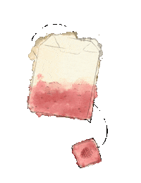 foreververlag romance tea books painting Sticker