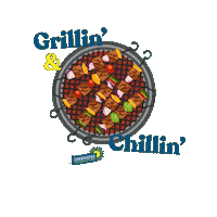 Grilling Grill And Chill Sticker by Carrington Farms