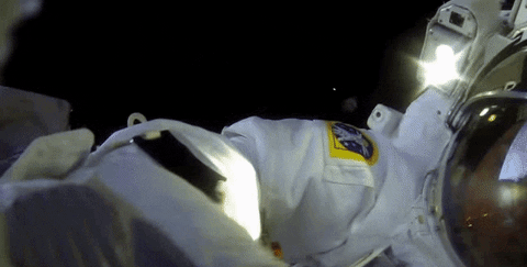 astronaut spacewalk GIF by NASA