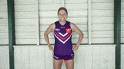Fist Hyde GIF by Fremantle Dockers