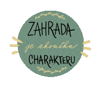 Zahrada Sticker