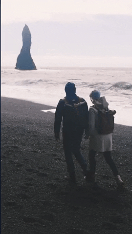 BaeBees giphyupload adventure hiking iceland GIF