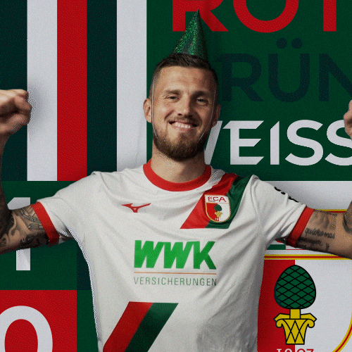 Jeffrey Gouweleeuw Football GIF by FC Augsburg 1907