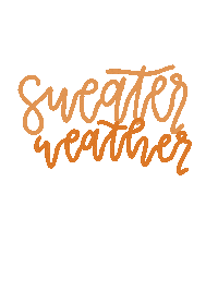 Sweater Weather Fall Sticker