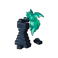 Outland_norge dragon lego dungeon miniature Sticker