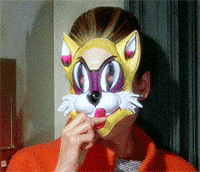 audrey hepburn mask GIF