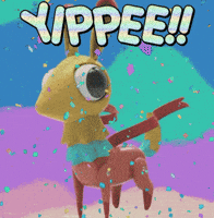 Rainbott animation spin yippee animatronic GIF