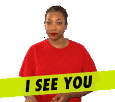Watching I See You Sticker by GIPHY Studios 2021