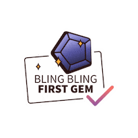 studytogether gemstone bling bling study together studytogether Sticker