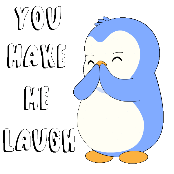 Fun Joking Sticker by Pudgy Penguins