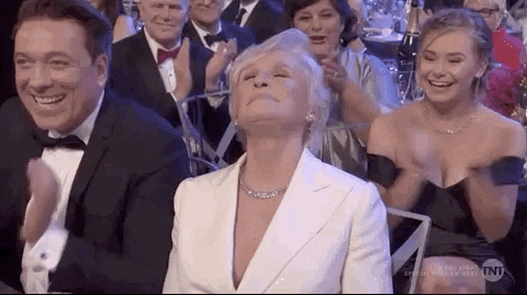 Surprised Glenn Close GIF by SAG Awards