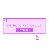 Netflix Chill Sticker by Public Desire