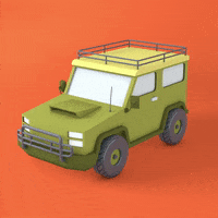 cutoutanimationstudio car bounce GIF