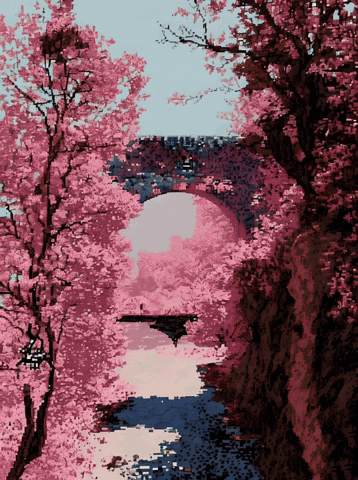 vitruvianeyepiece giphyupload cherry blossom cherryblossom GIF