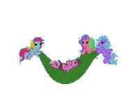 flying my little pony STICKER