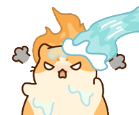 Angry Cat Sticker by Bichi Mao
