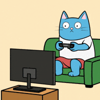 Staying Home Video Games GIF