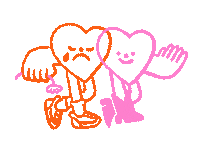 Animation Love Sticker