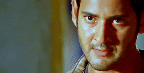 Angry Mahesh Babu GIF