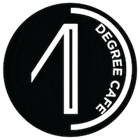 onedegreecafe coffee drink cafe one Sticker