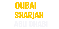 Glowing Abu Dhabi Sticker by megaSun lounge