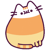 Trick Or Treat Cat Sticker by Pusheen