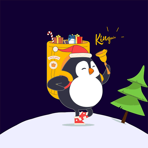 KinguinOfficial giphyupload penguin holidays gifts GIF