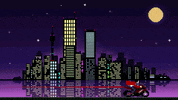 Yong_pixel pixel pixelart retro riding GIF