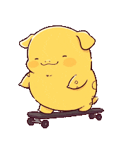 Skate Pig Sticker