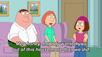 Lois and Peter Wanted Meg Out | Season 19 Ep. 18 | FAMILY GUY